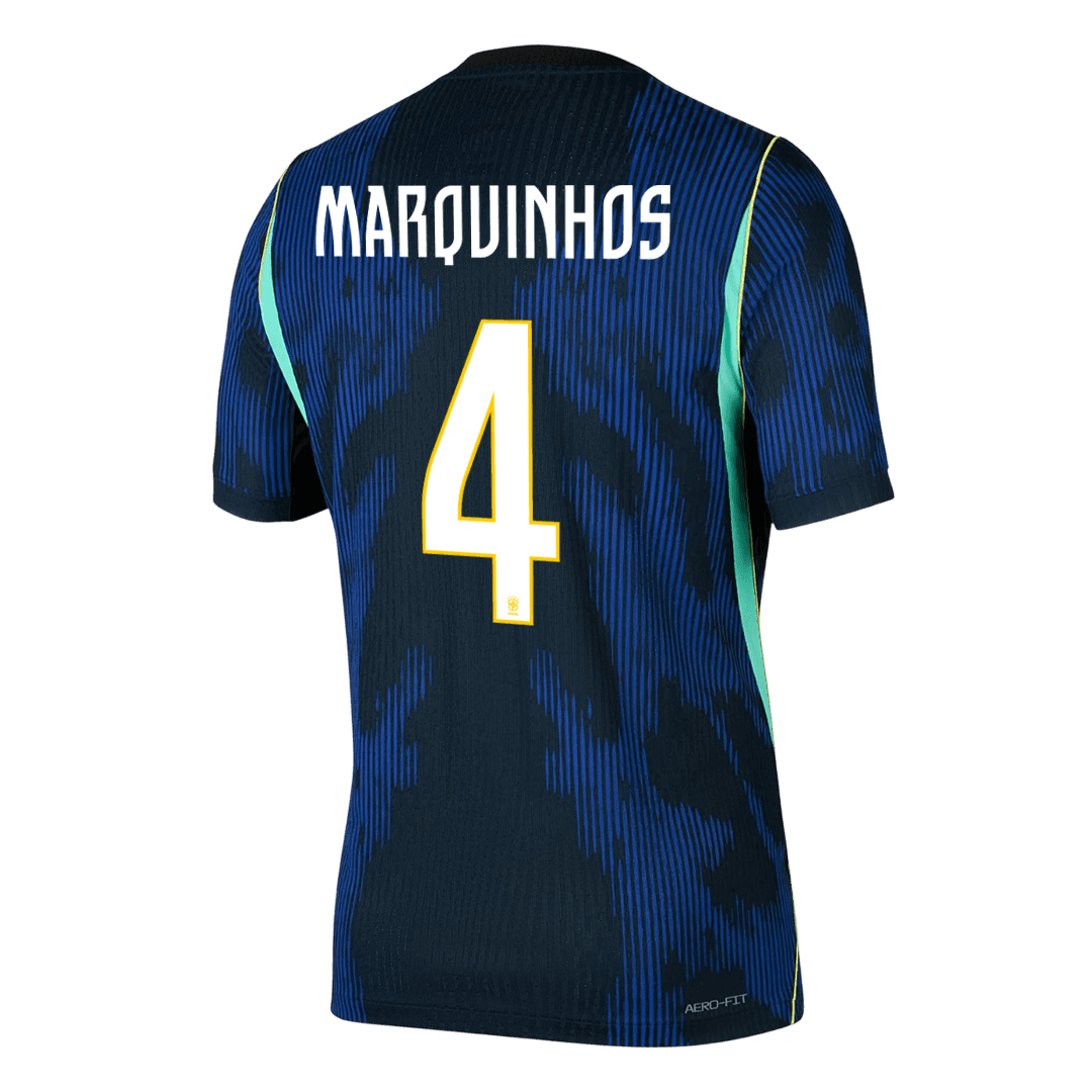 MARQUINHOS #4 Brazilië Spelersversie uitshirt WK Voetbal 2026 - slim fit