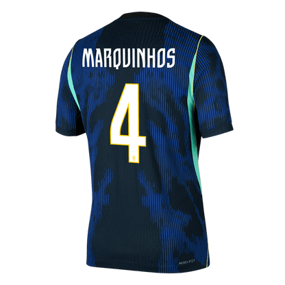 MARQUINHOS #4 Brazilië Spelersversie uitshirt WK Voetbal 2026 - slim fit