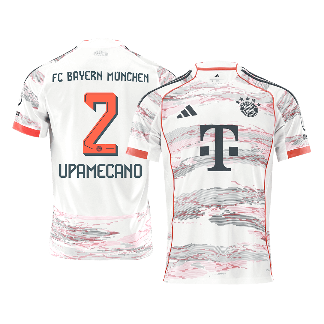 UPAMECANO #2 Heren Bayern Munich Uit Voetbalshirt 2025/26