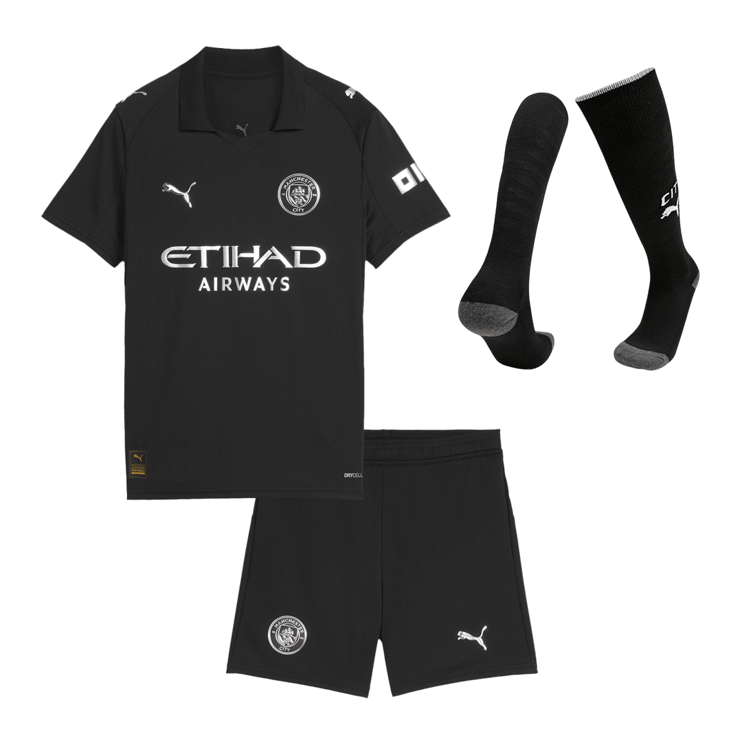 Kinder Manchester City Uit Tenue 2025/26 football shirt