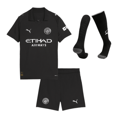 Kinder Manchester City Uit Tenue 2025/26 football shirt