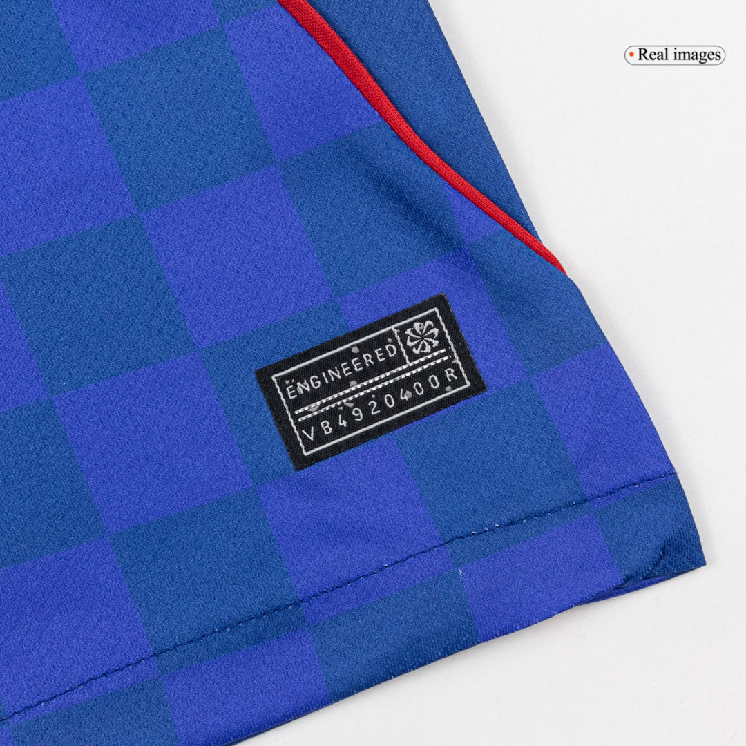 Heren Kroatië Uit Voetbalshirt WK Voetbal 2026 - detail