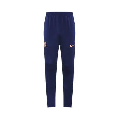 Barcelona Trainingsjack Set(Jas+Broek) 2025/26 Navy&Orange - model
