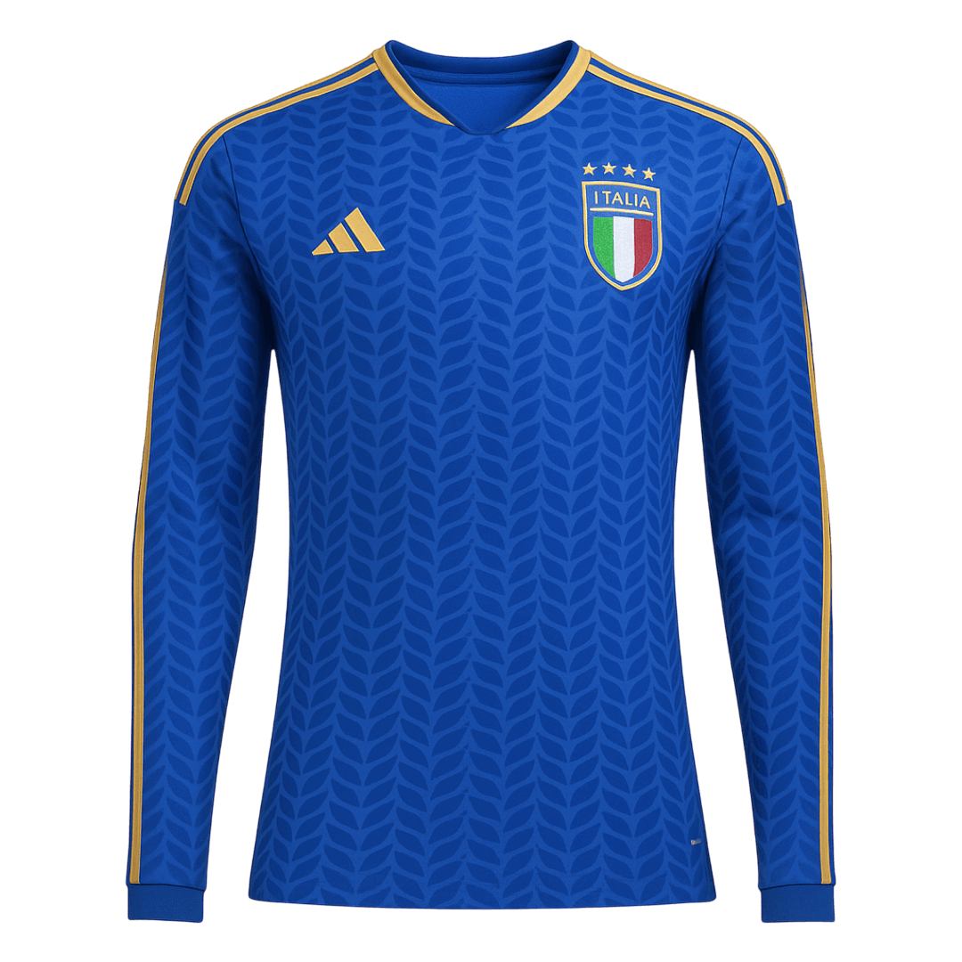 Heren Italië Thuis Lange Mouwen Voetbalshirt 2026