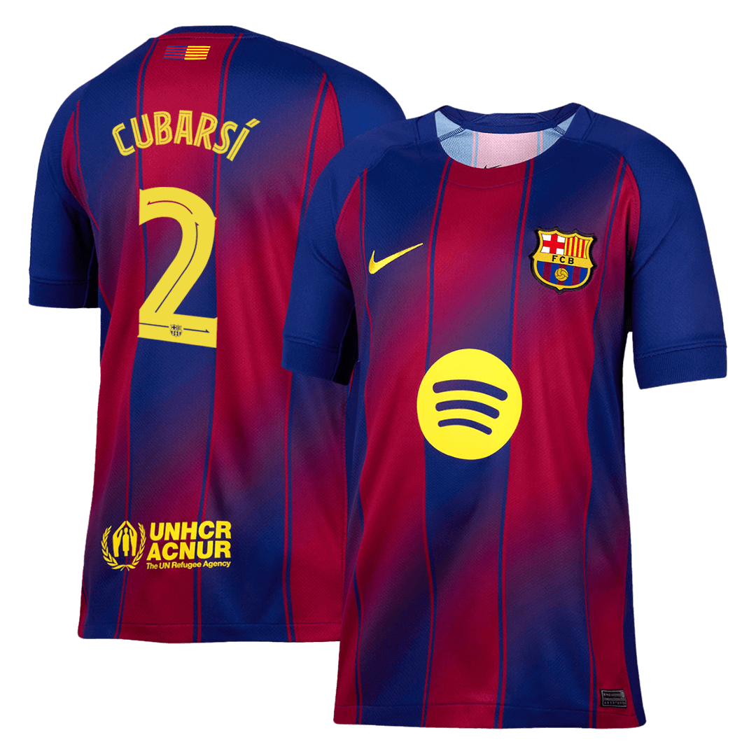 CUBARSí #2 Heren Barcelona Thuis Voetbalshirt 2025/26 - UCL [PREMIUM]