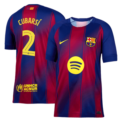 CUBARSí #2 Heren Barcelona Thuis Voetbalshirt 2025/26 - UCL [PREMIUM]