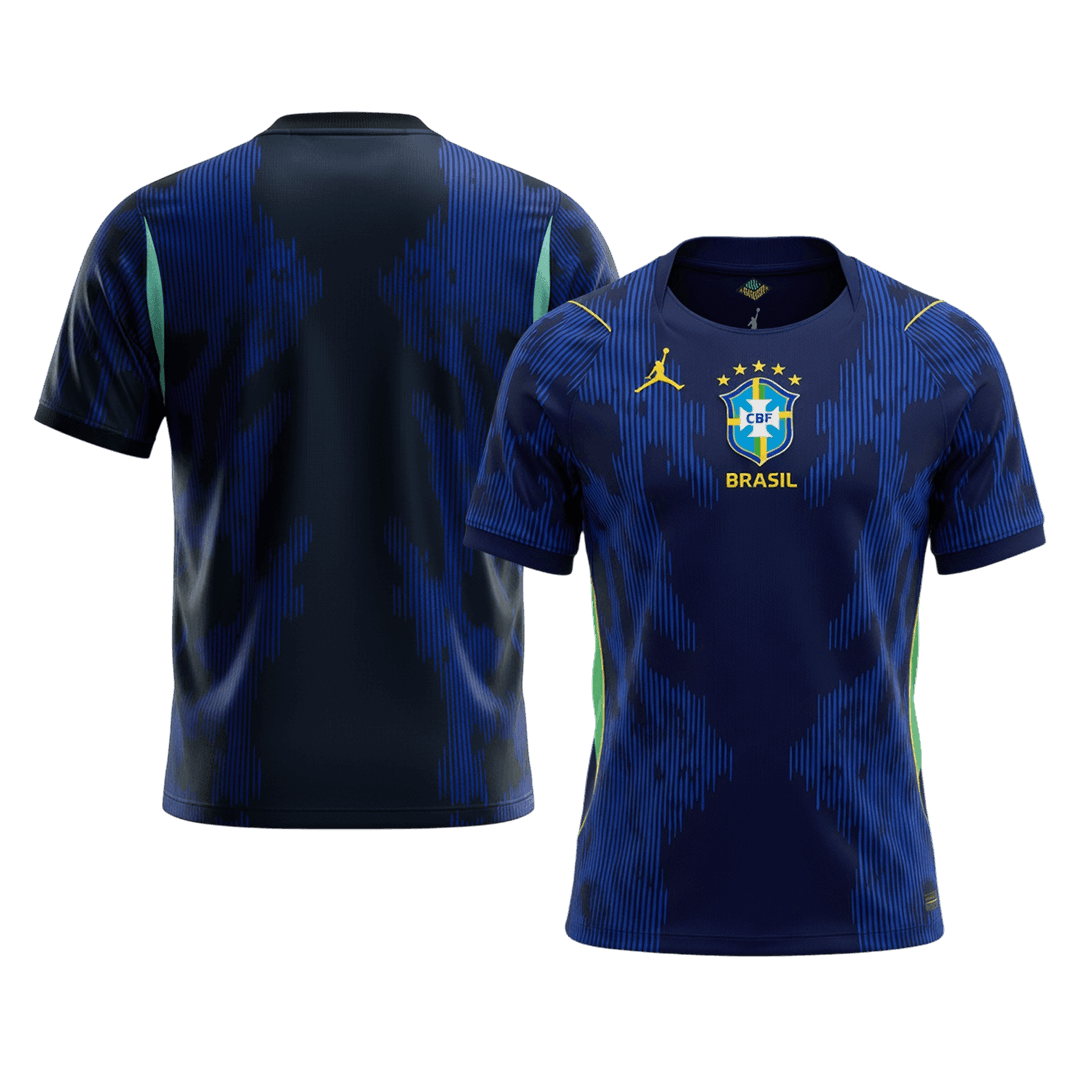 Heren Brazilië Uit Voetbalshirt WK Voetbal 2026 - extra