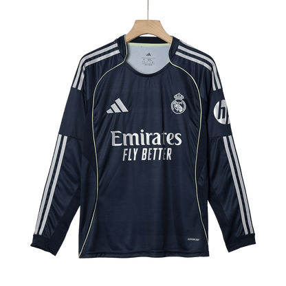 Heren Real Madrid Uit Lange Mouwen Voetbalshirt 2025/26 - zijkant