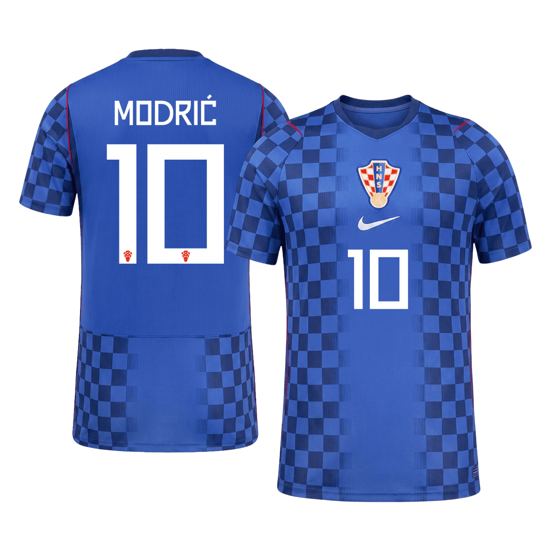 MODRIĆ #10 Heren Kroatië uitshirt WK Voetbal 2026