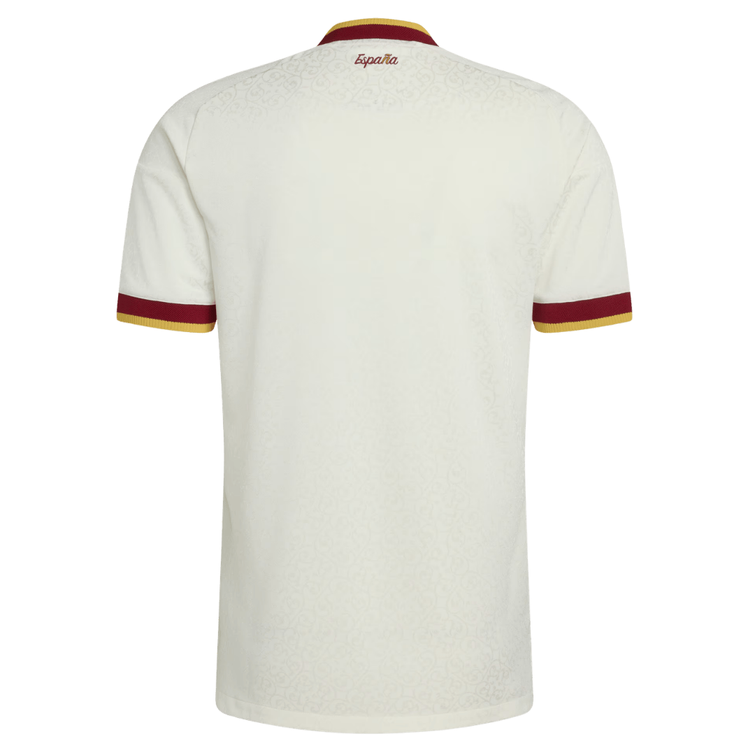 Spanje Uit Spelersversie Voetbalshirt WK Voetbal 2026 - Slim Fit - achterkant