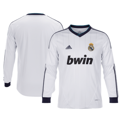 Retro Real Madrid Thuis Lange Mouwen Voetbalshirt 2012/13 - detail