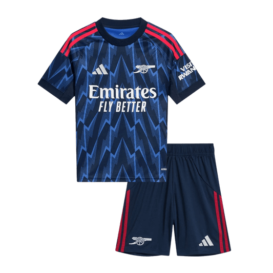 Kinder Arsenal Uit Tenue 2025/26 - voorkant