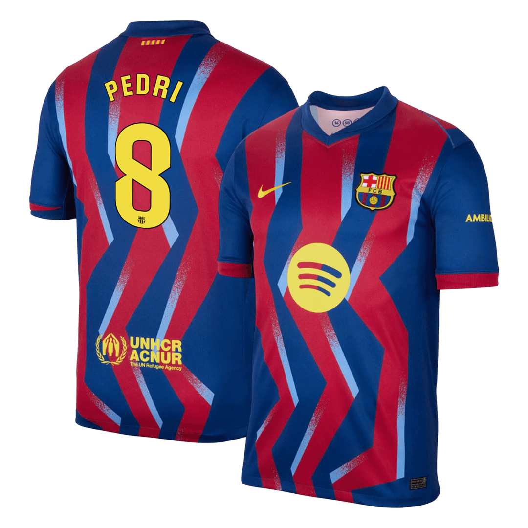 PEDRI #8 Heren Barcelona Vierde Uitshirt Voetbalshirt 2025/26