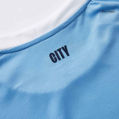 Heren Manchester City Thuis Lange Mouwen Voetbalshirt 2025/26 - verpakking