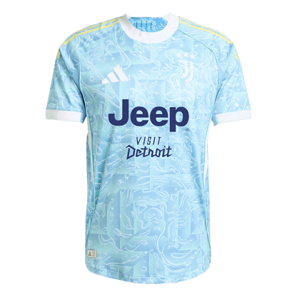 Juventus Uit Spelersversie Voetbalshirt 2025/26 - Slim Fit - achterkant