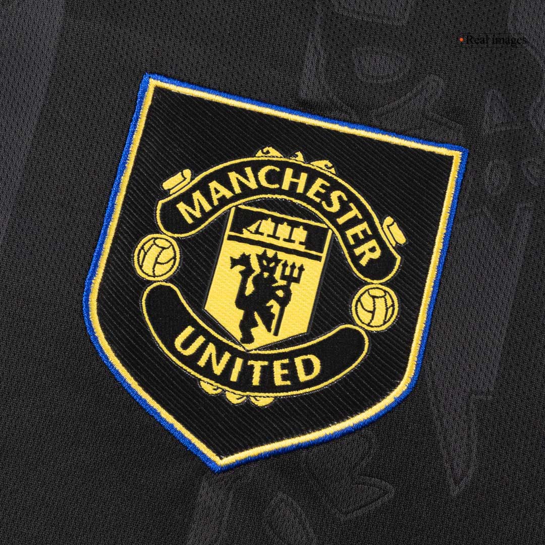 Heren Manchester United Derde Lange Mouwen Voetbalshirt 2025/26 - zijkant