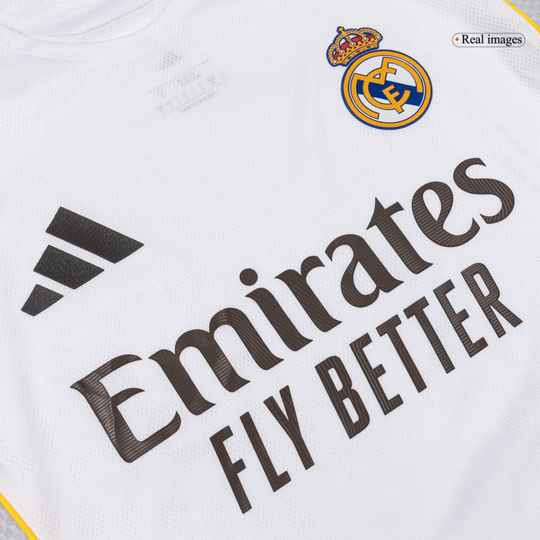 ARDA GÜLER #15 Real Madrid Thuis Spelersversie Voetbalshirt 2025/26 - Slim Fit [PREMIUM] - close-up