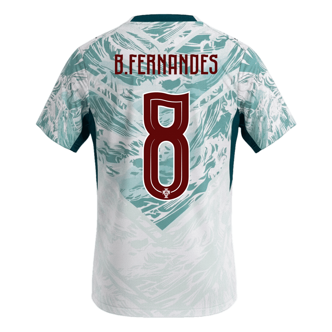 B.FERNANDES #8 Heren Portugal uitshirt WK Voetbal 2026