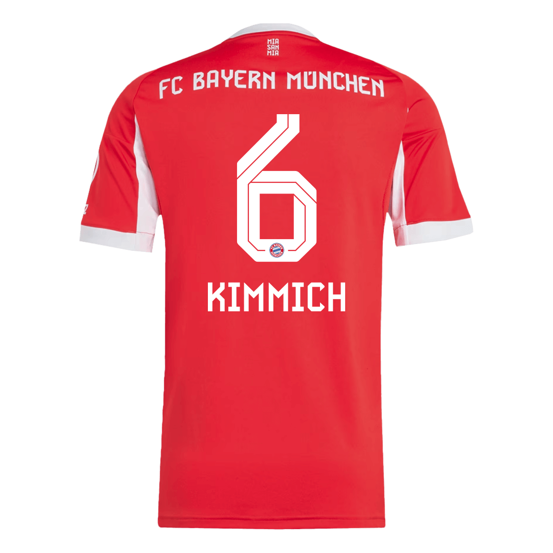 KIMMICH #6 Heren Bayern Munich Thuis Voetbalshirt 2025/26 [PREMIUM] - model