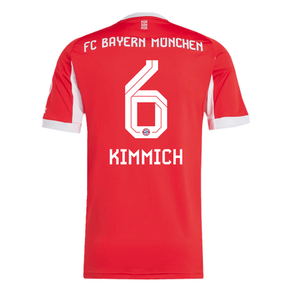 KIMMICH #6 Heren Bayern Munich Thuis Voetbalshirt 2025/26 [PREMIUM] - model