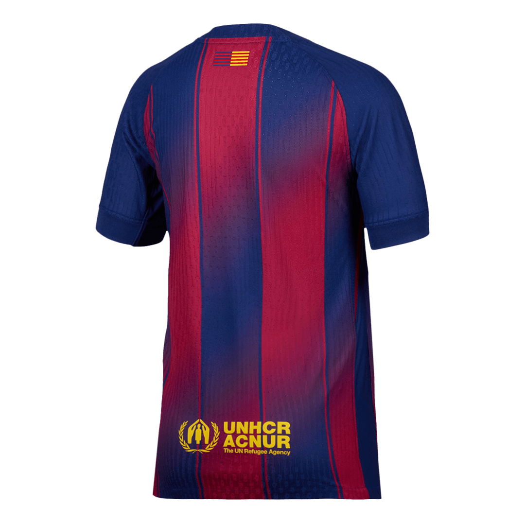 Barcelona Thuis Spelersversie Voetbalshirt 2025/26 - Slim Fit - detail