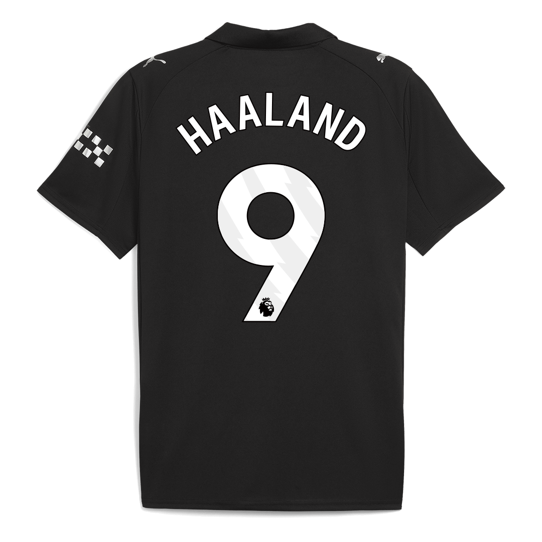 HAALAND #9 Heren Manchester City Uit Voetbalshirt 2025/26 - extra