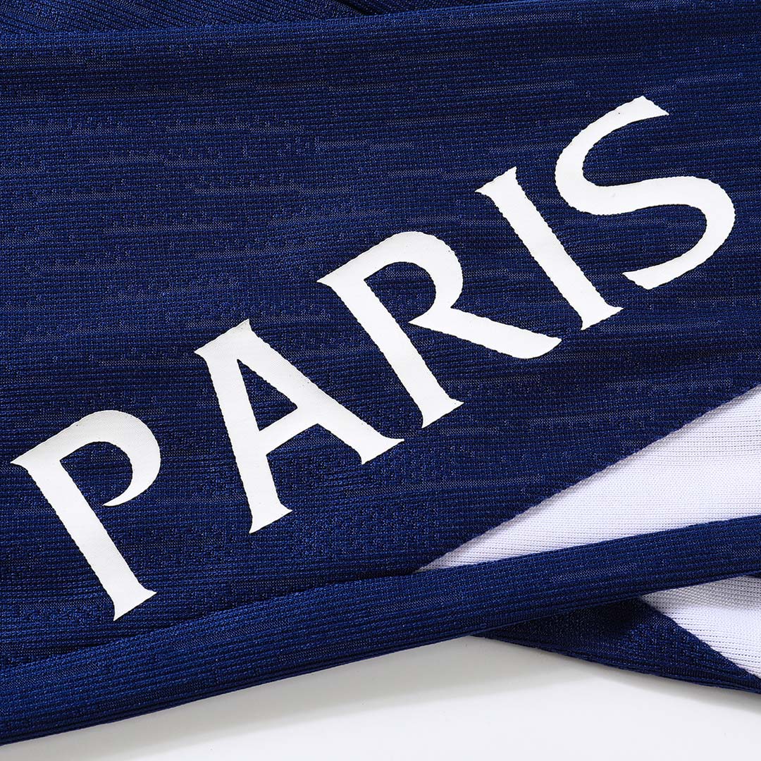 PSG Joggingpak met rit Set(top+broek) 2025/26 Navy - detail