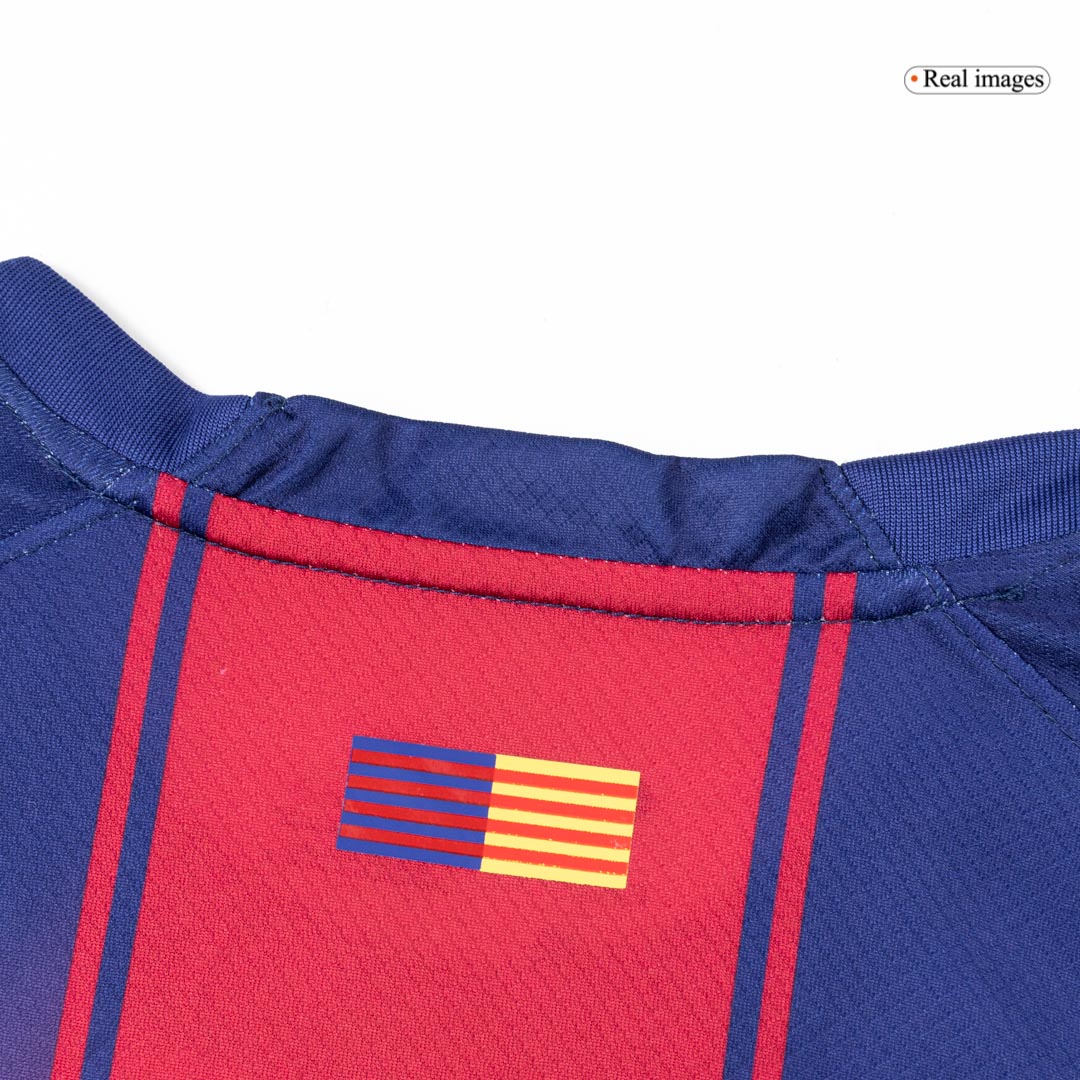 Heren Barcelona Thuis Lange Mouwen Voetbalshirt 2025/26 - model