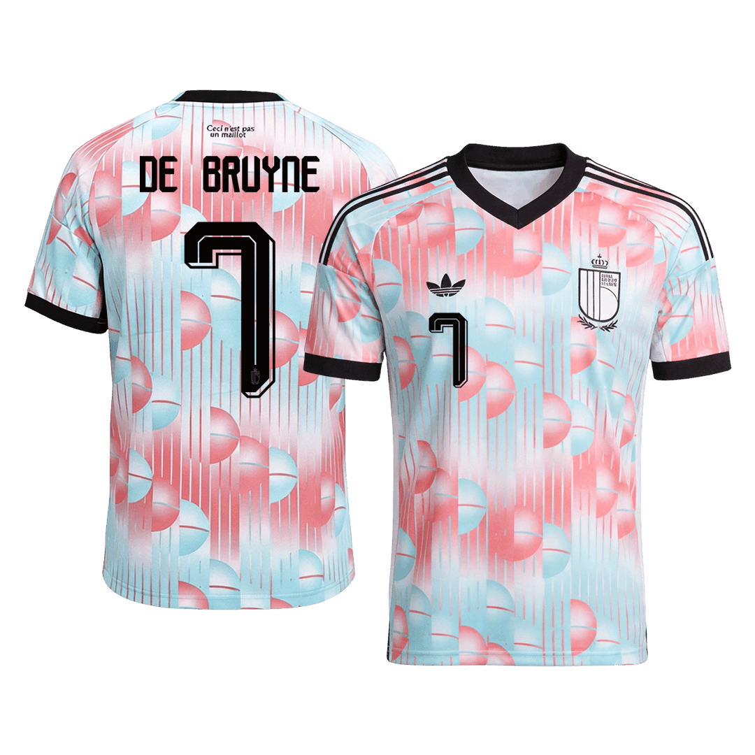 DE BRUYNE #7 Heren België uitshirt WK Voetbal 2026
