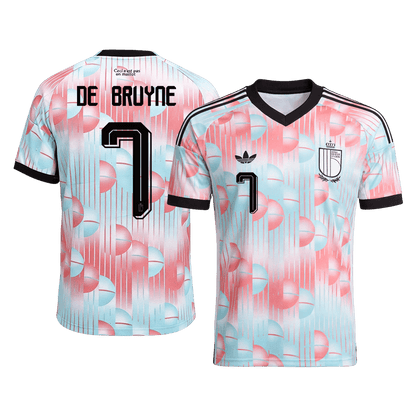 DE BRUYNE #7 Heren België uitshirt WK Voetbal 2026