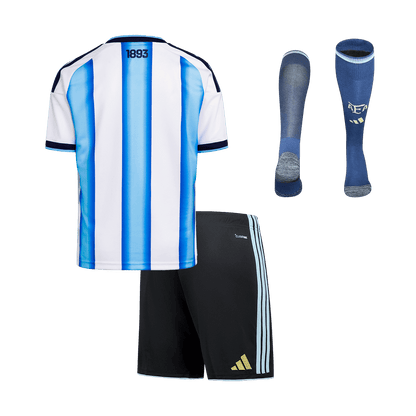 Kinder Argentinië Thuis Tenue 2025/26 - achterkant