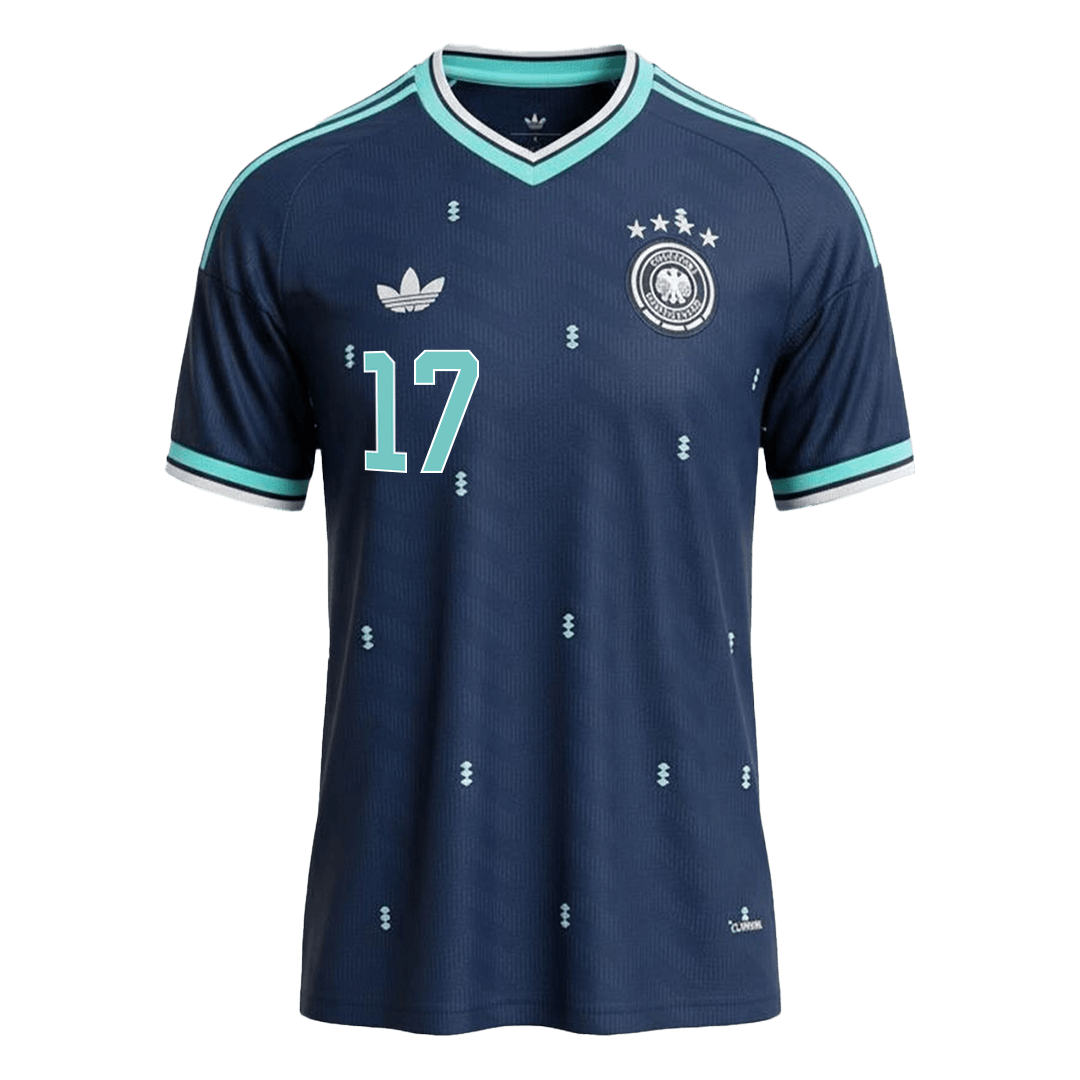 WIRTZ #17 Heren Duitsland Uit Voetbalshirt WK Voetbal 2026 - extra