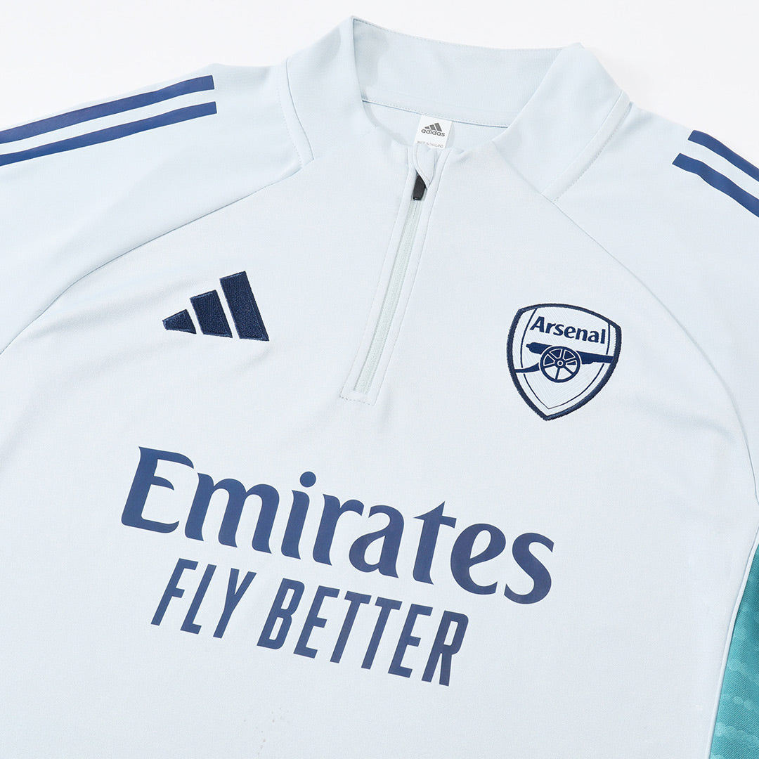 Arsenal Joggingpak met rit Set(top+broek) 2025/26 White - foto 19