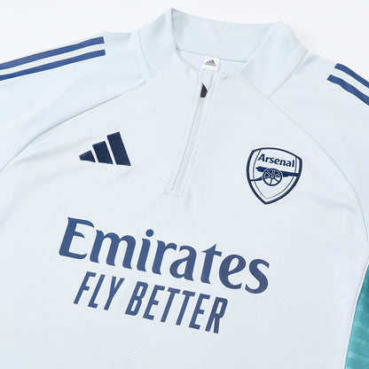 Arsenal Joggingpak met rit Set(top+broek) 2025/26 White - foto 19