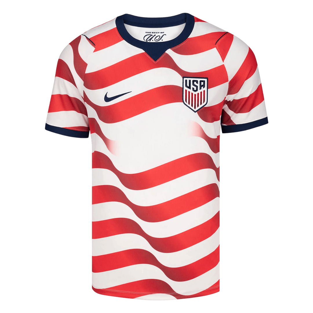 Heren Verenigde Staten Thuis Voetbalshirt WK Voetbal 2026 - voorkant