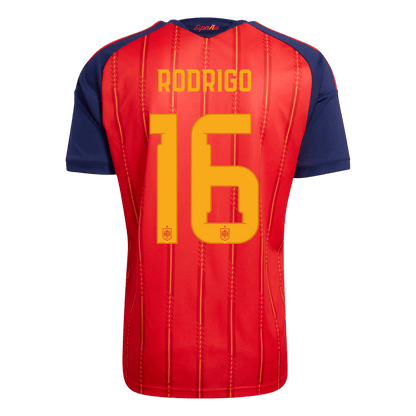 RODRIGO #16 Heren Spanje thuisshirt 2026 [PREMIUM]