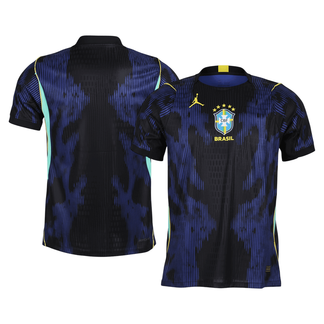 Brazilië Uit Spelersversie Voetbalshirt 2026 - Slim Fit - achterkant