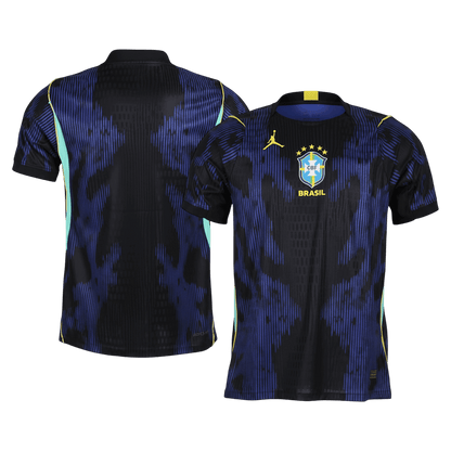 Brazilië Uit Spelersversie Voetbalshirt 2026 - Slim Fit - achterkant