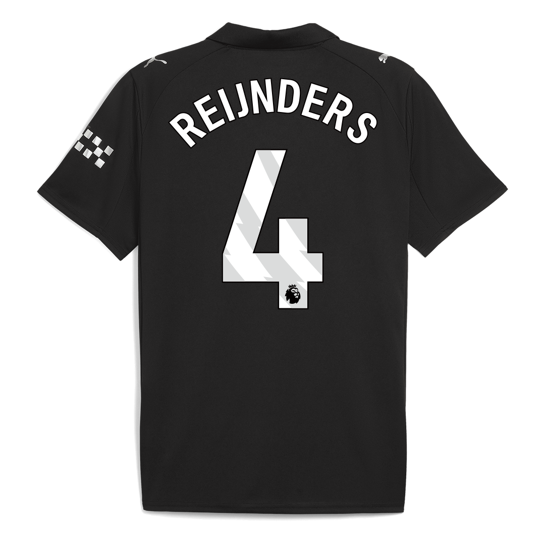 REIJNDERS #4 Heren Manchester City Uit Voetbalshirt 2025/26 - extra