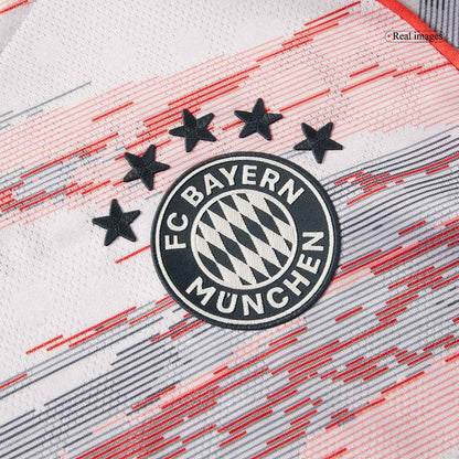 UPAMECANO #2 Bayern Munich Uit Spelersversie Voetbalshirt 2025/26 - Slim Fit - extra