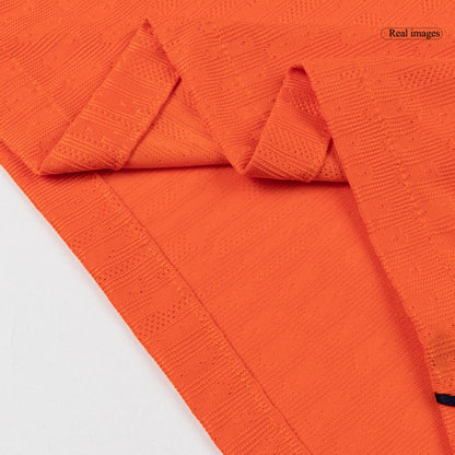 Nederland Thuis Spelersversie Voetbalshirt WK Voetbal 2026 - Slim Fit - achterkant