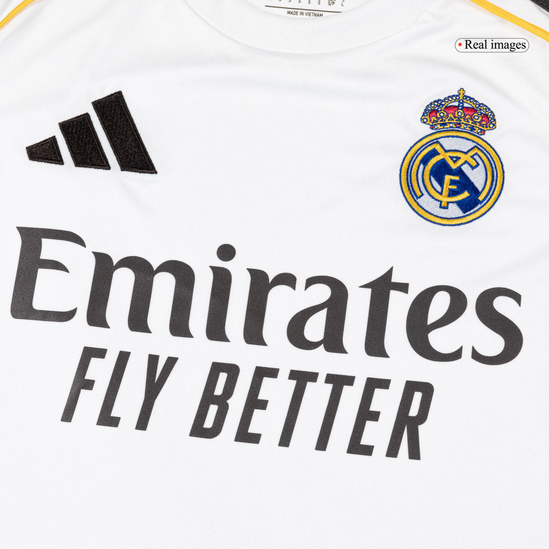 BELLINGHAM #5 Heren Real Madrid Thuis Voetbalshirt 2025/26 [PREMIUM] - close-up