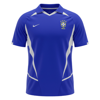 Retro Brazilië Uit Voetbalshirt 2002 2025/26
