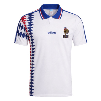 Retro Frankrijk Uit Voetbalshirt 1994 - voorkant