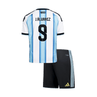 J.ALVAREZ #9 Kinder Argentinië thuistenue 2026 [PREMIUM]