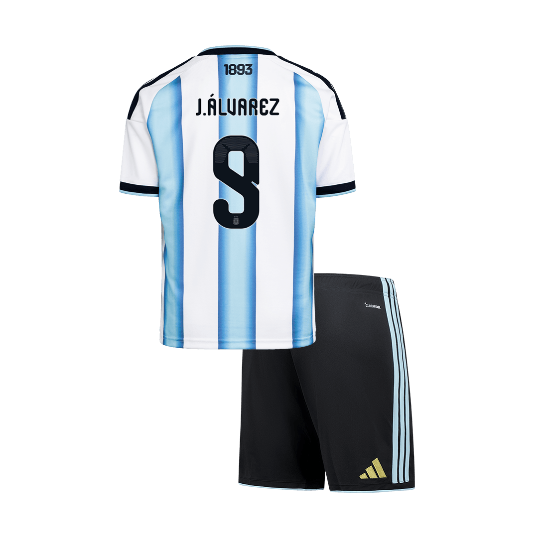 J.ALVAREZ #9 Kinder Argentinië thuistenue 2026 [PREMIUM]