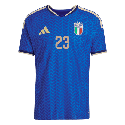 BASTONI #23 Italië Thuis Spelersversie Voetbalshirt 2026 - Slim Fit