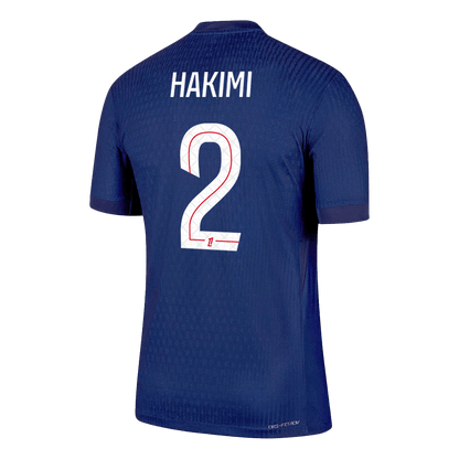 HAKIMI #2 PSG Thuis Spelersversie Voetbalshirt 2025/26 - Slim Fit - detail