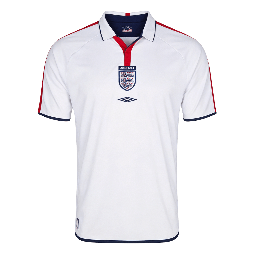 Retro Engeland Thuis Voetbalshirt 2004 - voorkant