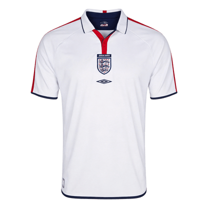 Retro Engeland Thuis Voetbalshirt 2004 - voorkant